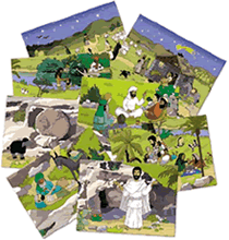 Kinderbibel Postkarten-Set - 