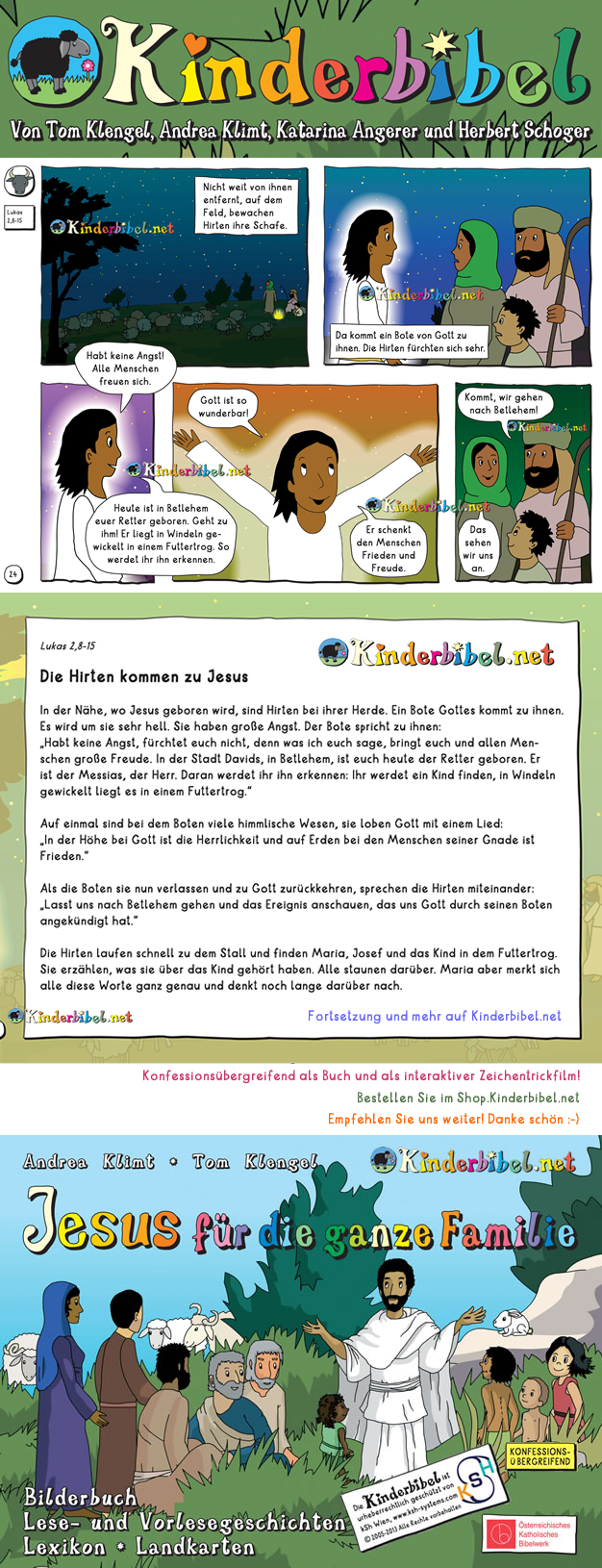 Gratis Bibel-Leseangebot der Kinderbibel.net online