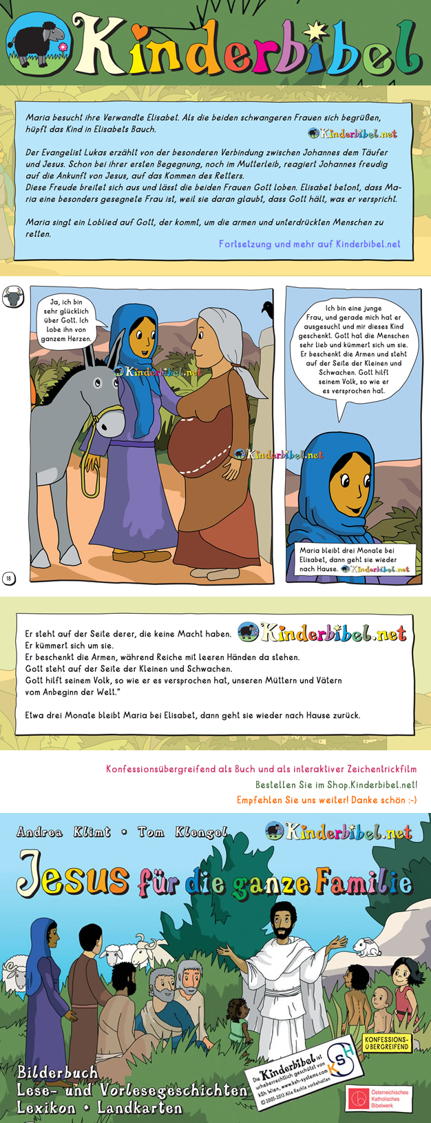 Gratis Bibel-Leseangebot der Kinderbibel.net online